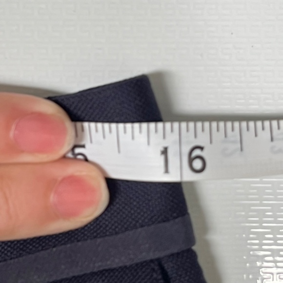 Tory Burch Women's Wool Stretch Dress Pants/ Trousers, Navy Blue, 8 - Picture 11 of 11